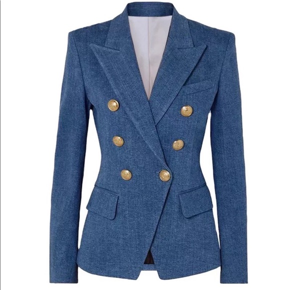 Beautiful blue chic blazer😍 - Picture 5 of 11